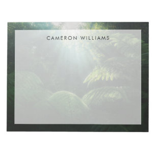 Bloc-note Forêt Fermes dans la forêt tropicale