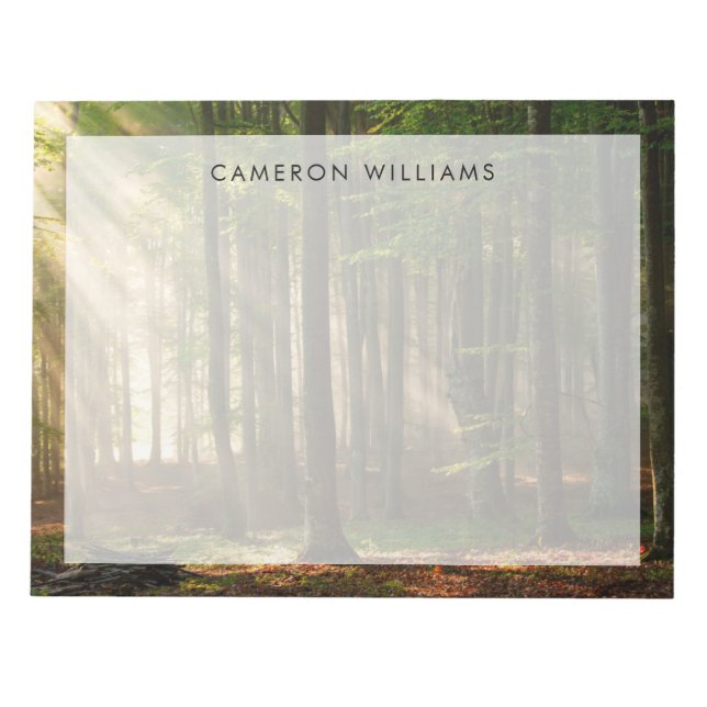 Bloc-note Forêt | Forêt d'automne (Devant)