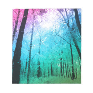 Bloc-note Forêt Pastel