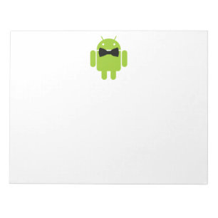 Bloc-note Formal Atire Green Android Robot
