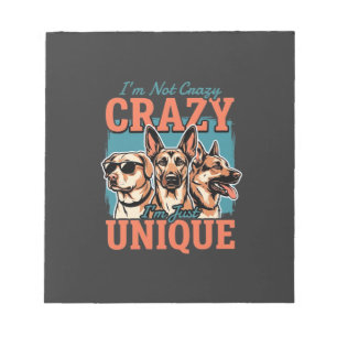 Bloc-note Fou amoureux de chien unique
