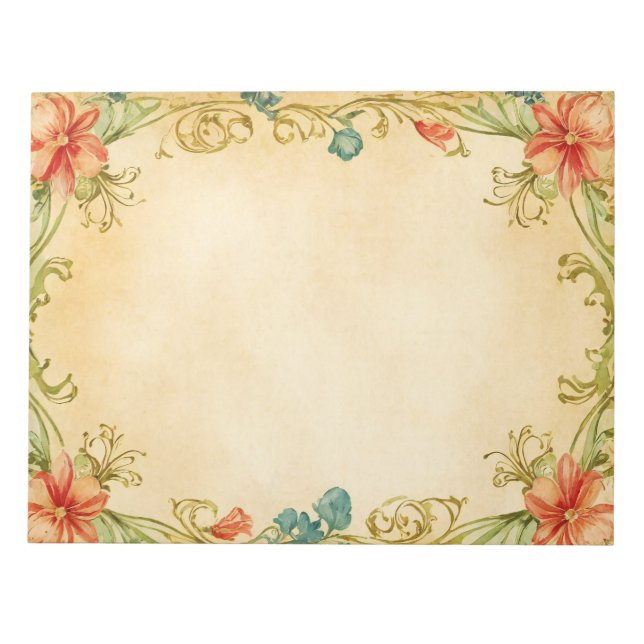 Bloc-note Fournitures pour les produits customizables (Devant)