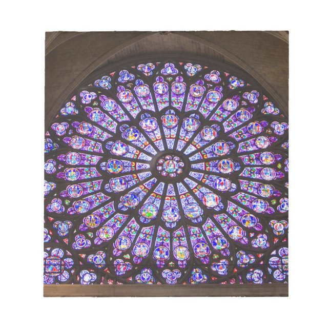 Bloc-note France, Paris. Détail intérieur du vitrail (Devant)