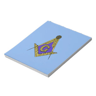 Bloc-note Freemason (bleu)