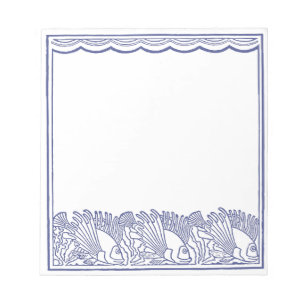 Bloc-note Frontière Aqua Blue Fishers