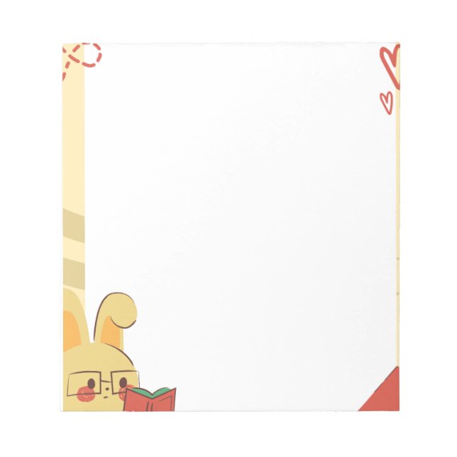 Bloc-note Fun Illustrated Journal pour l'école ou le travail (Devant)