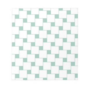 Bloc-note Fun tissé Carré Mint Green