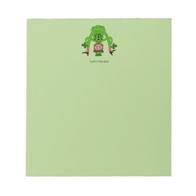 Bloc-note Funny Leprechaun (Devant)