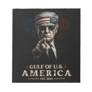 Bloc-note Funny Trump Golfe Des USA Amérique 2025 4 juillet