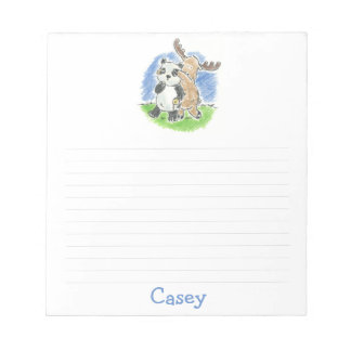 Bloc-note Furry Friends Peek-a-Boo Note Pad