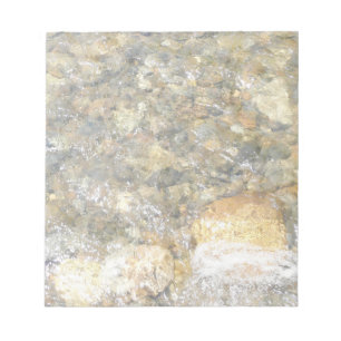 Bloc-note Galets Brown et gris naturel Abstrait