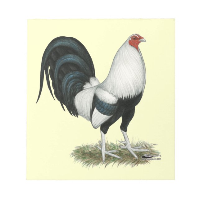 Bloc-note Gamecock argenté (Devant)