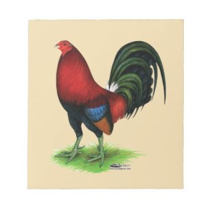 Bloc-note Gamecock : Rouge foncé