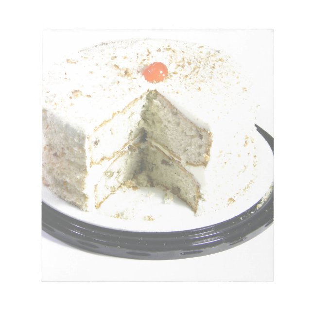Bloc-note Gâteau blanc (Devant)