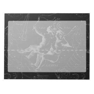 Bloc-note Gemini Constellation Map 1690