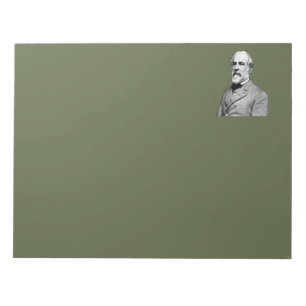 Bloc-note Général Robert E. Lee Army Green