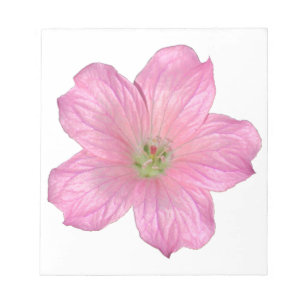 Bloc-note Géranium rose