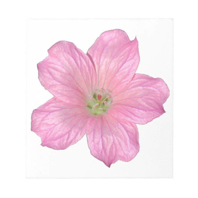 Bloc-note Géranium rose (Devant)
