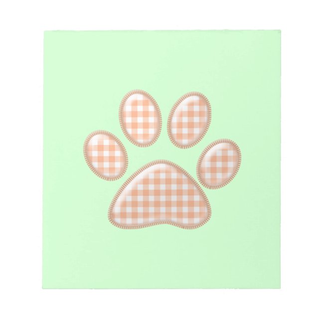 Bloc-note gingham (Devant)