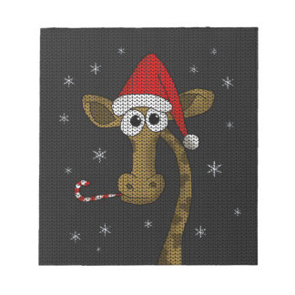 Bloc-note Giraffe de Noël