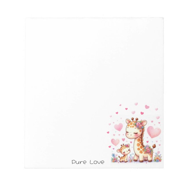 Bloc-note Giraffe Notas  (Devant)