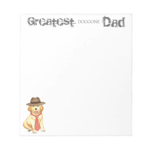 Bloc-note Golden Retriever Papa