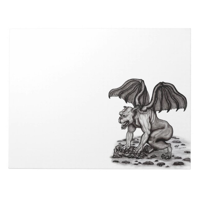 Bloc-note Golem Gargoyle (Devant)