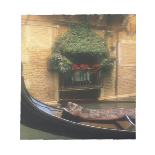 Bloc-note Gondola et restaurant, Venise, Veneto, Italie (Devant)