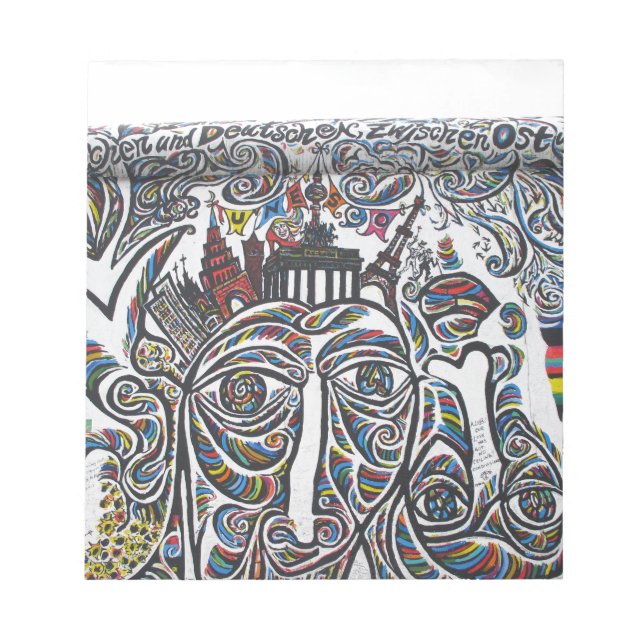 Bloc-note Graffiti mur de Berlin Est (Devant)