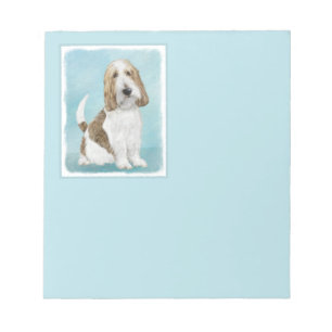 Bloc-note Grand Basset Griffon Vendeen - Art original de chi