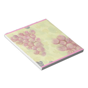 Bloc-note Grapes On Leaves Notepad