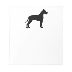 Bloc-note Great Dane Silhouette