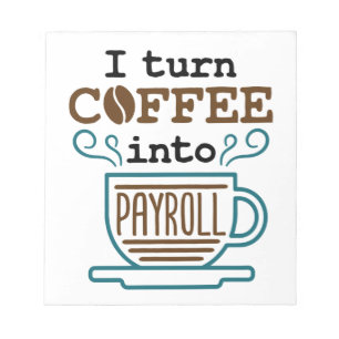 Bloc-note Greffier de paie I Tourne le café en paie