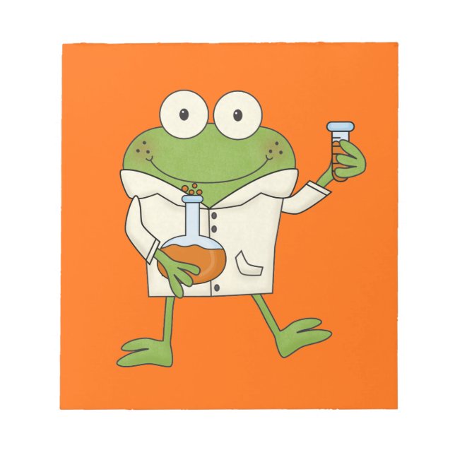 Bloc-note Grenouille de laboratoire (Devant)
