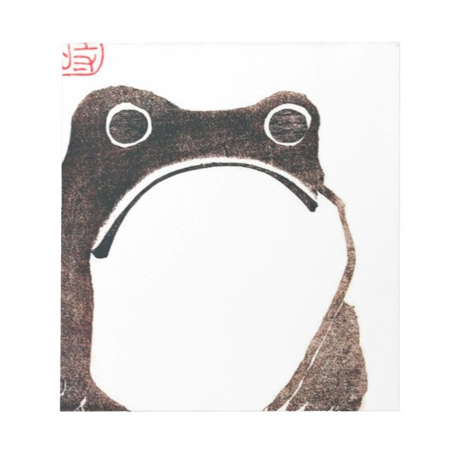 Bloc-note Grenouille Matsumoto Hoji (Devant)