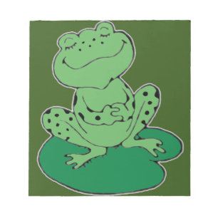 Bloc-note Grenouille sur Lilypad
