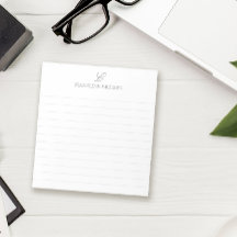 Gris et blanc monogramme
