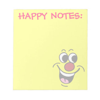 Bloc-note Grumpey du visage souriant