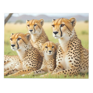 Bloc-note Guépard Animal Nature Faune Affection Tendresse