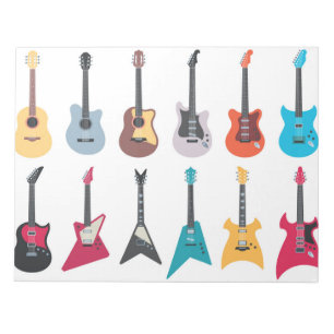 Bloc-note Guitare électrique