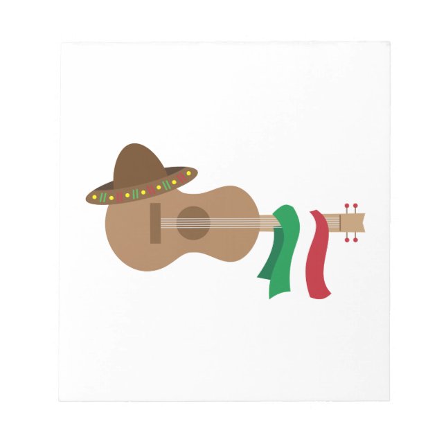 Bloc-note Guitare espagnole (Devant)