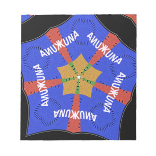 Bloc-note Hakuna Matata Iridiscent bleu