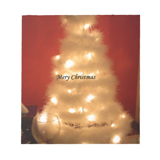 Bloc-note Hakuna Matata Joyeux Noël blanc (Devant)
