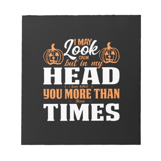 Bloc-note Halloween (Devant)