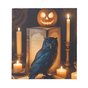 Bloc-note Halloween Chouette Citrouille mignonne Éffrayante
