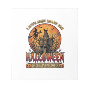 Bloc-note Halloween Depuis Dernière Maison Hantée Sorcière V