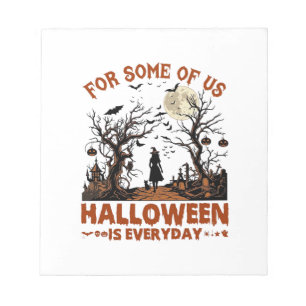 Bloc-note Halloween est tous les jours Sorcière Silhouette P