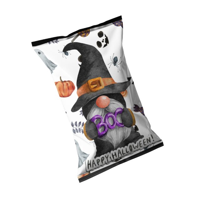 Bloc-note Halloween Gnome Chip Bag Wrappers Fête Faveurs (Chip Bag wrapper Halloween party favors)