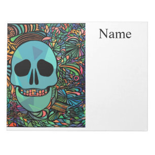 Bloc-note Halloween Hippie Skull Thunder_cove