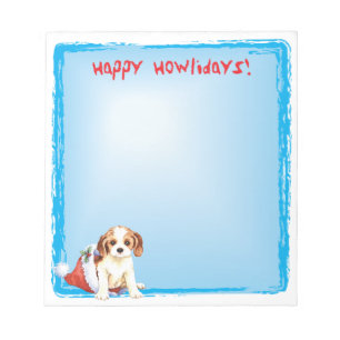 Bloc-note Happy Howlidays Cavalier